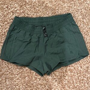 adidas Women's Dark Green Athletic Shorts